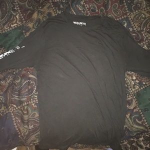 Charcoal Long Sleeve with Megadeth Logos
